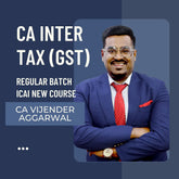 CA Inter Taxation (GST Only) Regular Batch By CA Vijendra Aggarwal | For Sep 25 & Jan 26 Exams | ICAI New Course